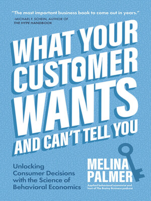 cover image of What Your Customer Wants and Can't Tell You